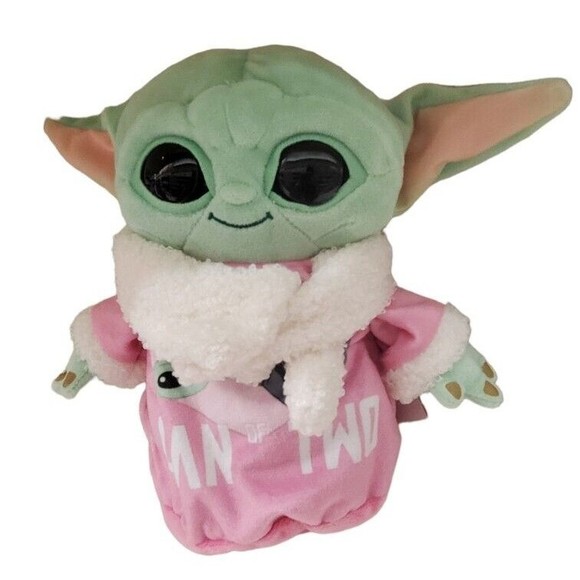 Star Wars Mandalorian Baby Yoda GROGU THE CHILD Valentines 8” Plush 2023 New - Picture 2 of 3
